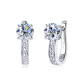Savannah | Huggie Hoop Cubic Zirconia Earrings for Women