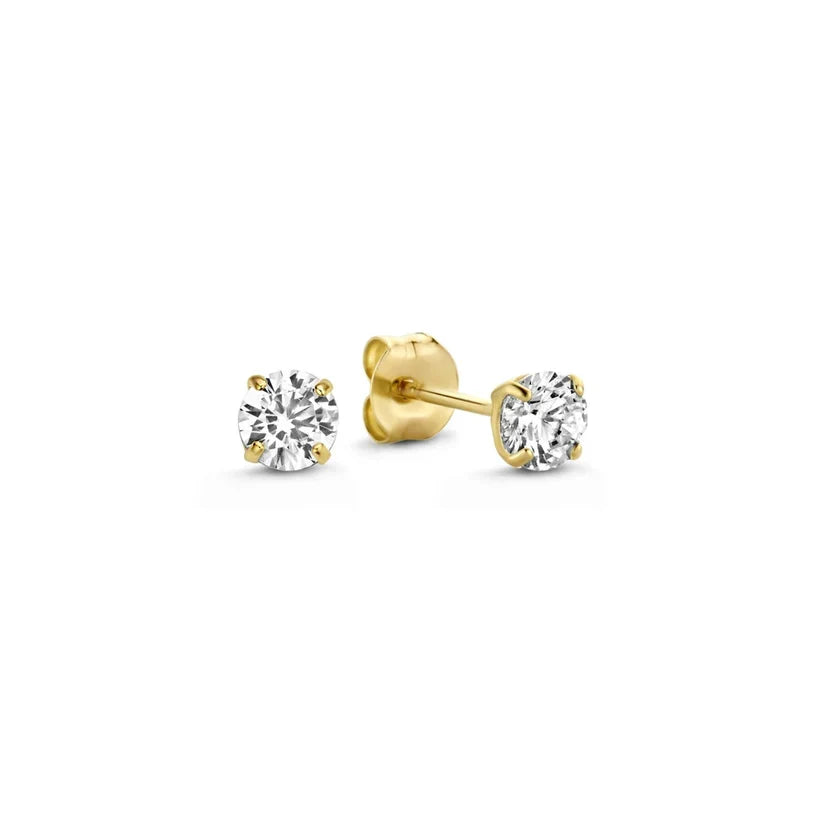 Kara | Huggie Hoop Cubic Zirconia Earring Set for Women
