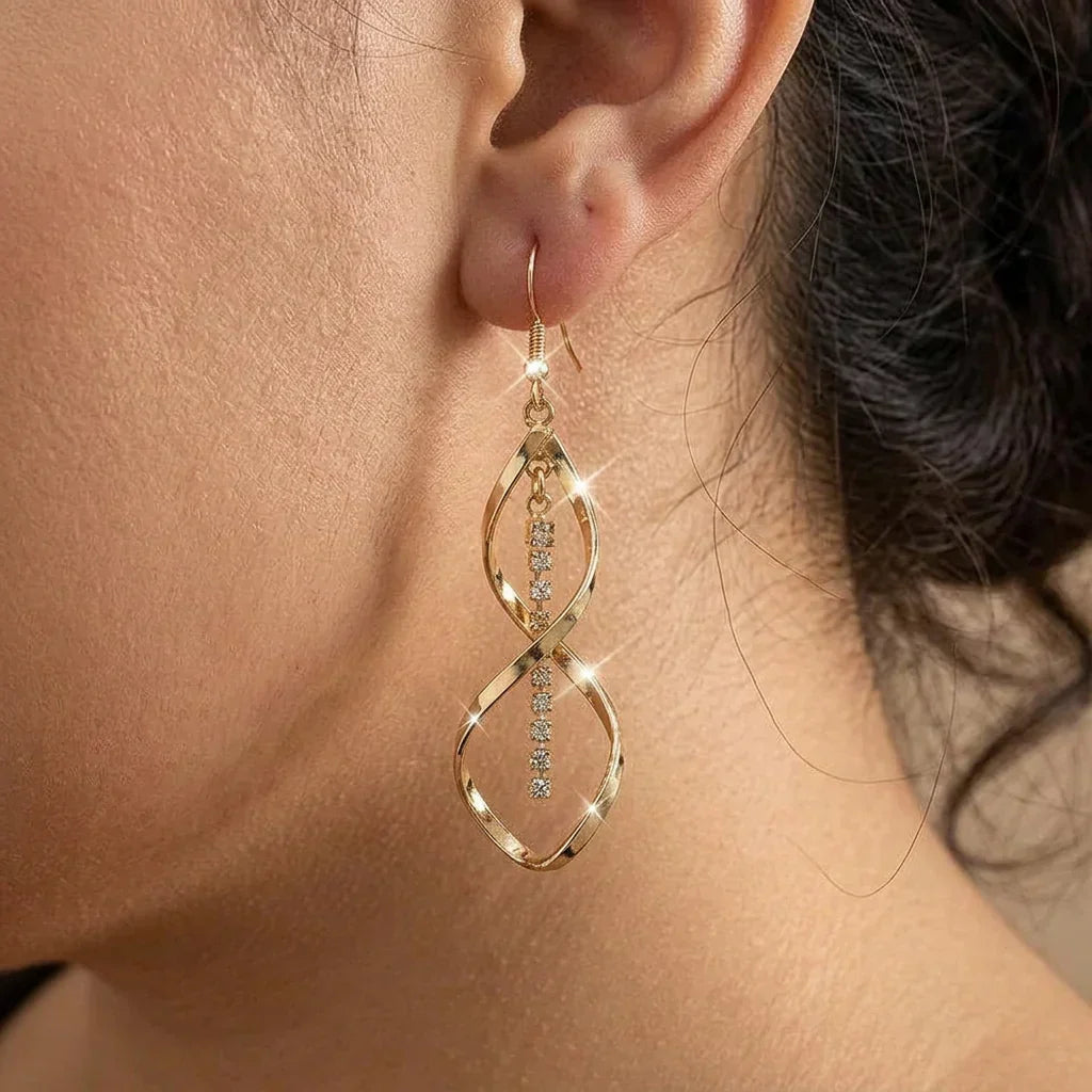 Tessa | Drop Cubic Zirconia Earrings for Women