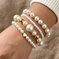 Lynn | Pearl Bracelet Set for Women