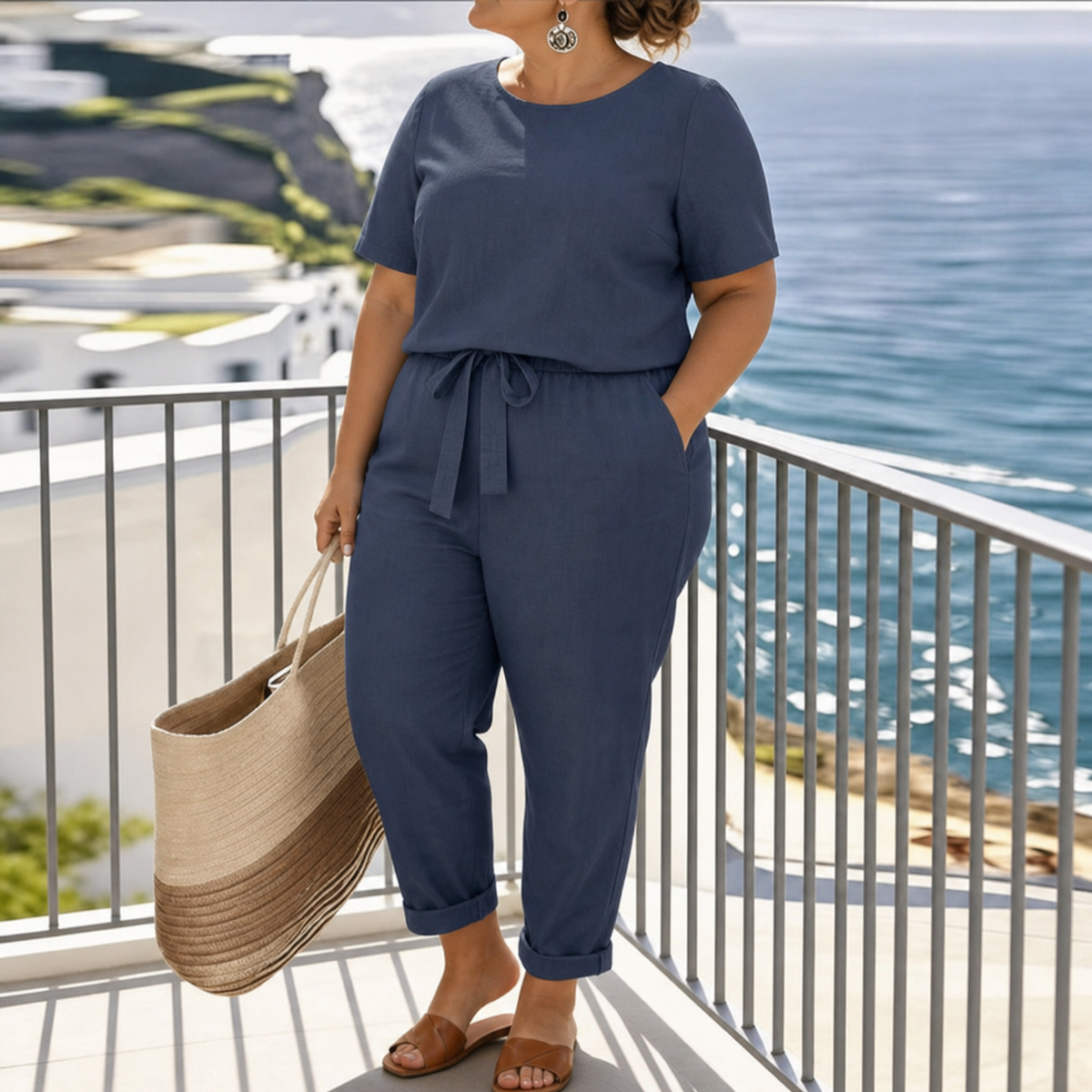 Gia | Linen Two-Piece Set