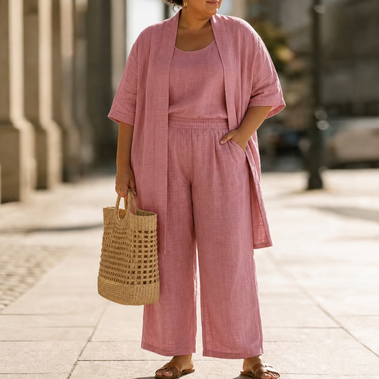 Alyssa | Sleeveless Three-Piece Set