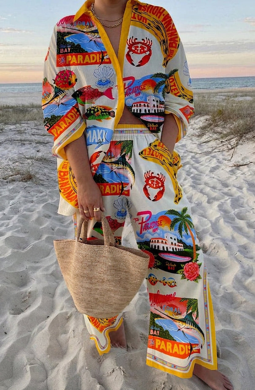 Ingrid Tropical Two-Piece Set