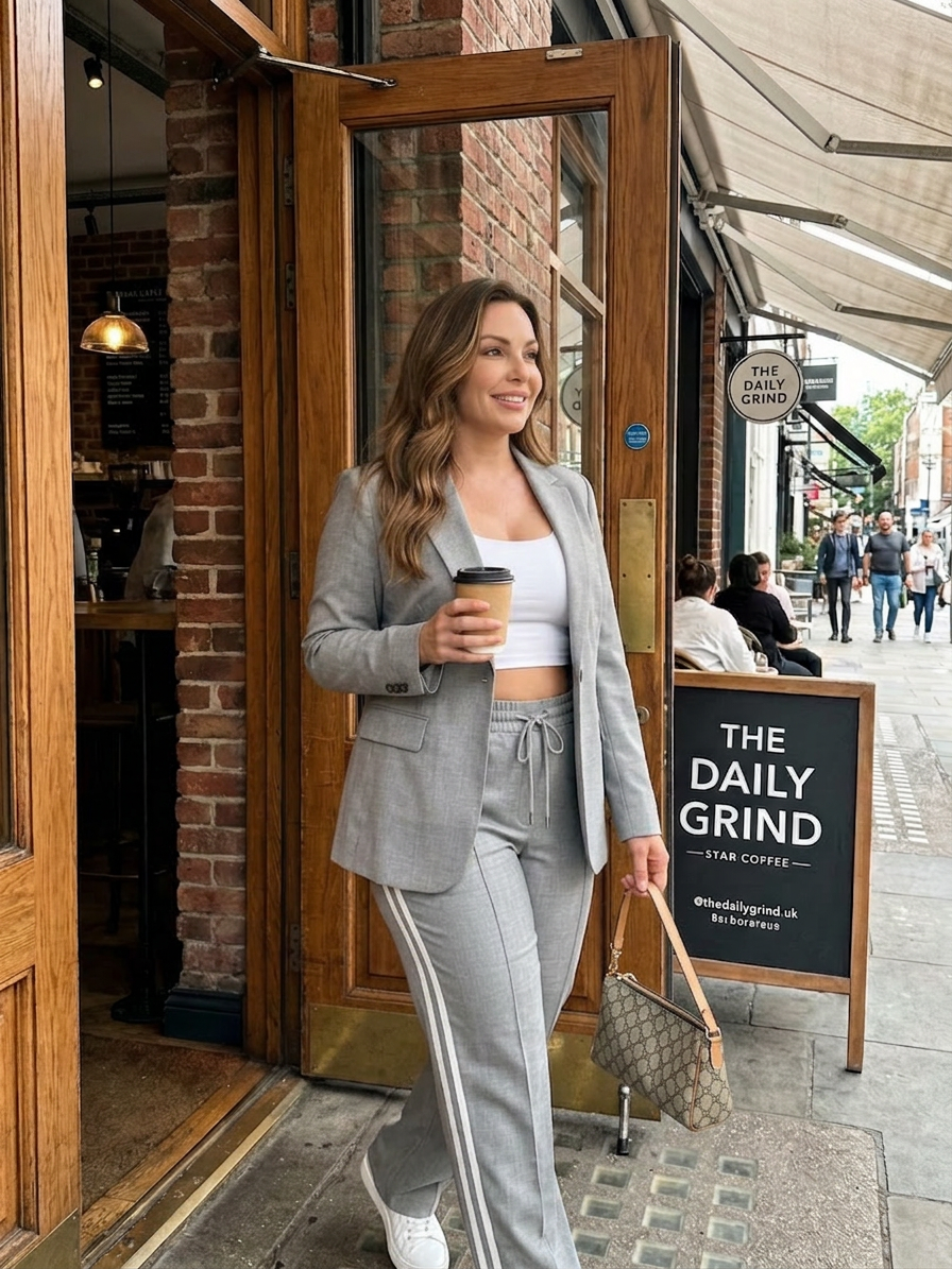 Isla Striped Two-Piece Trouser Suit – view 10