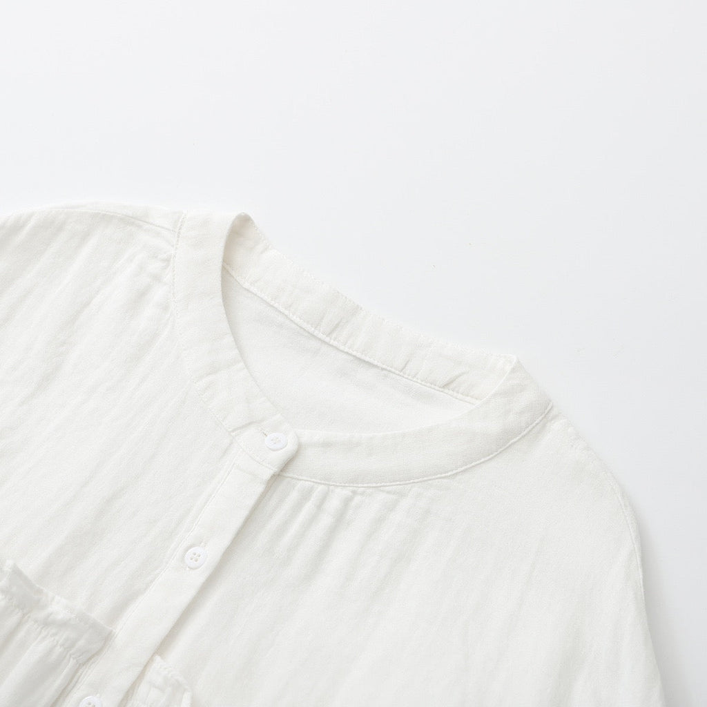 Jacqueline Cotton V-Neck Shirt – view 6