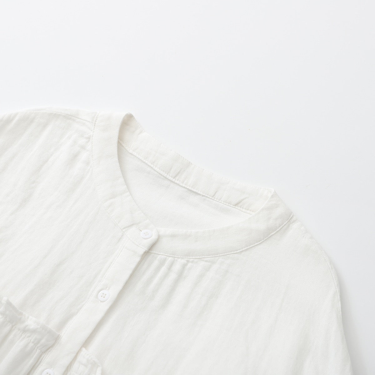 Jacqueline Cotton V-Neck Shirt – view 6