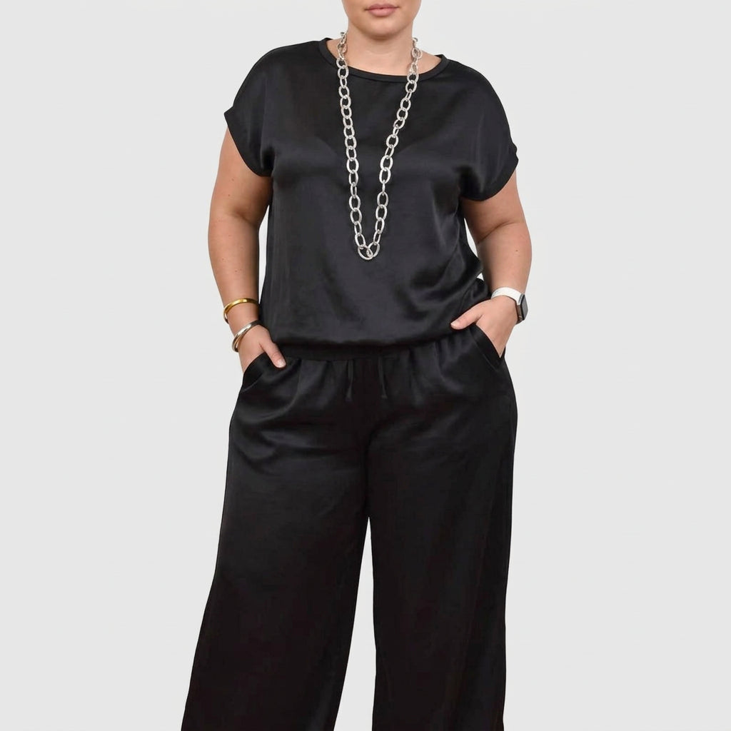Janice Satin Two-Piece Set – view 7