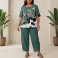 Jeanette Tropical Two-Piece Set