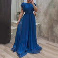 Jolene Chiffon Round Neck Maxi Dress – view 6