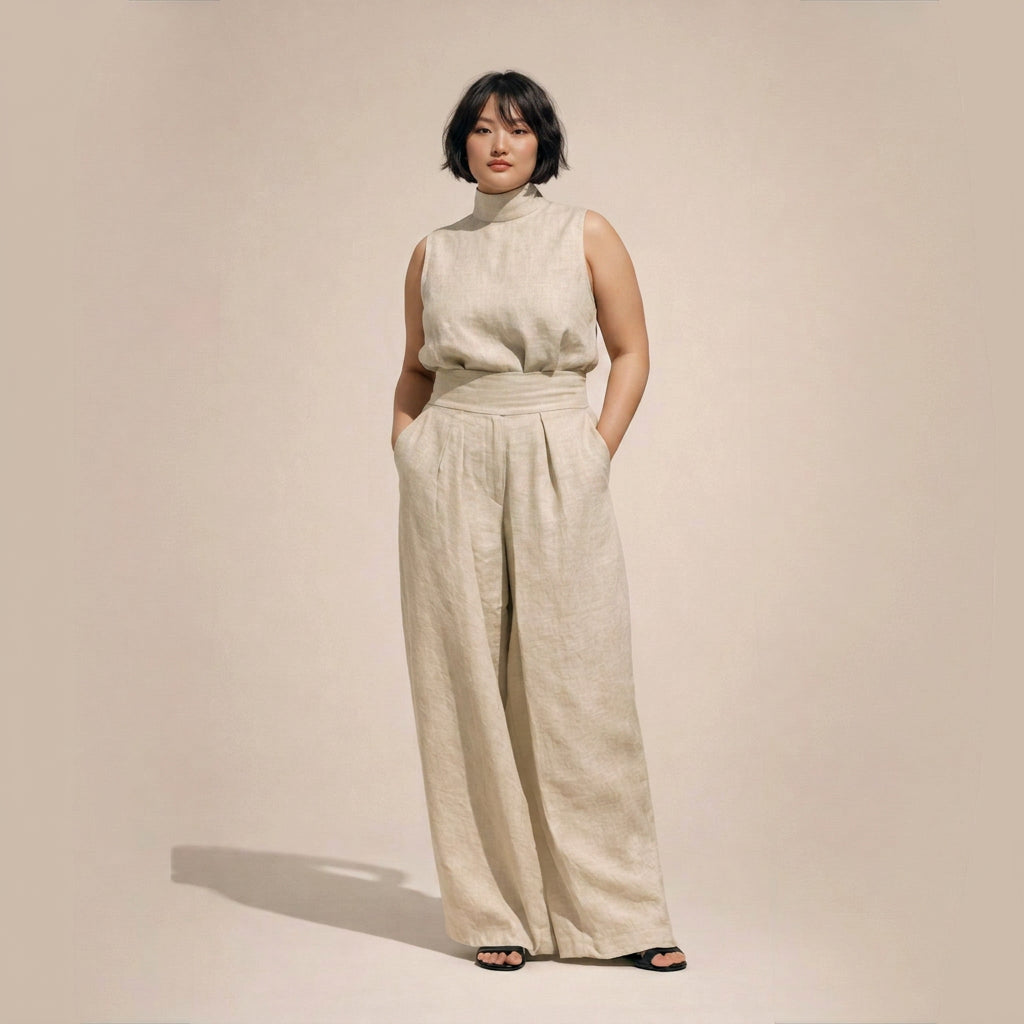 Jordan Mock Neck Jumpsuit – view 2