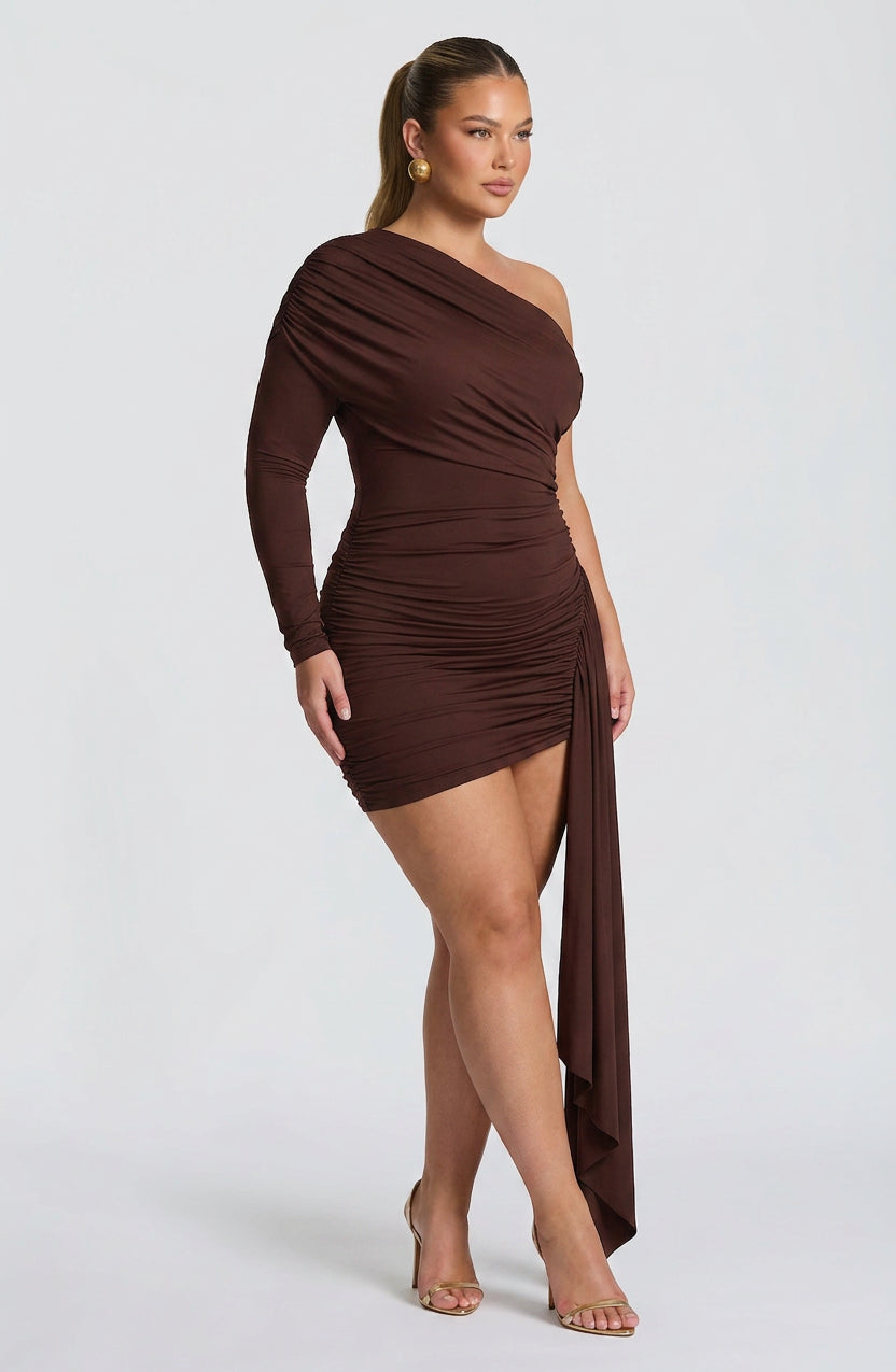 Charlotte | One-Shoulder Mini Dress
