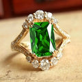 Kelly Halo Cubic Zirconia Ring for Women