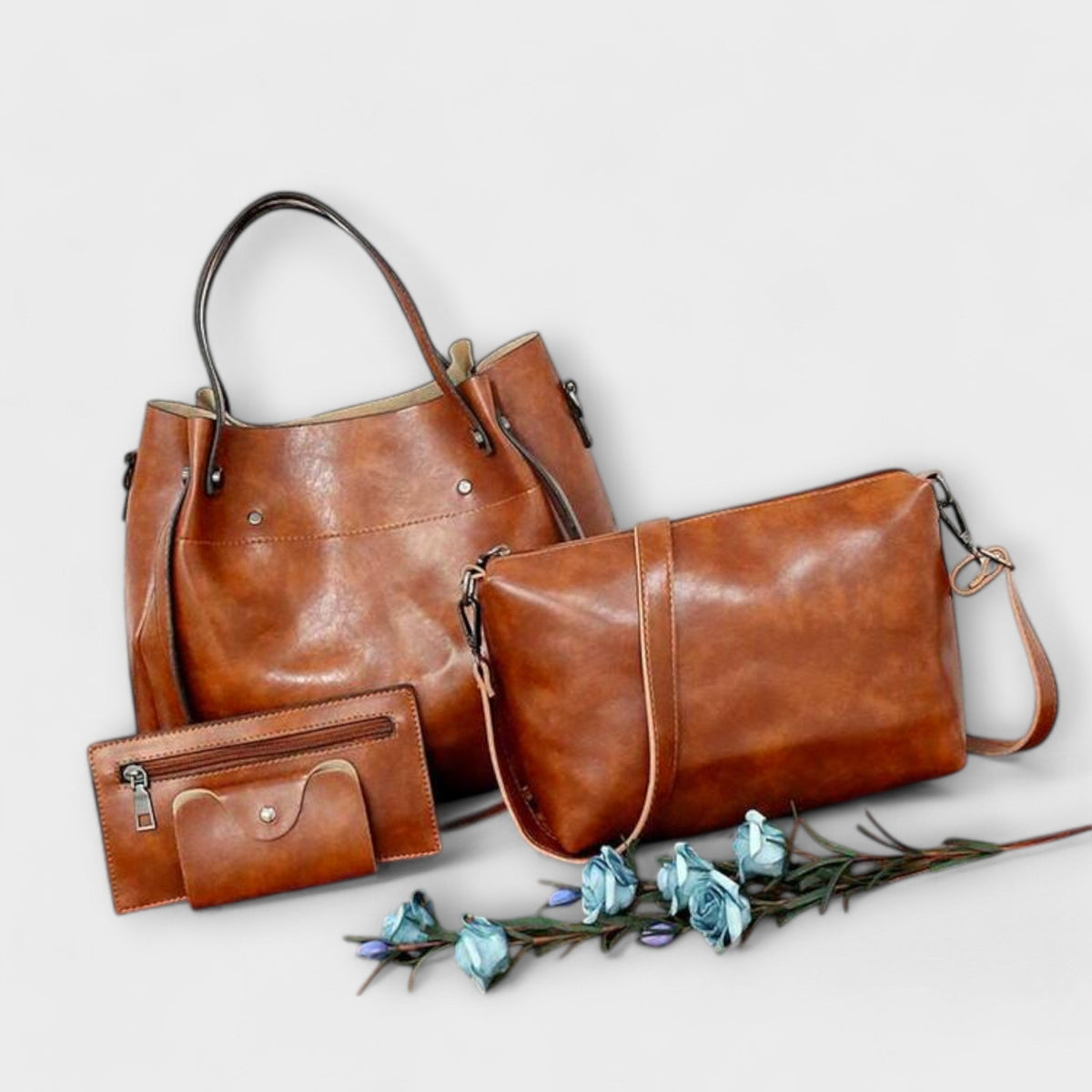 Laura Four-Piece Vegan Leather Bag Set – view 2