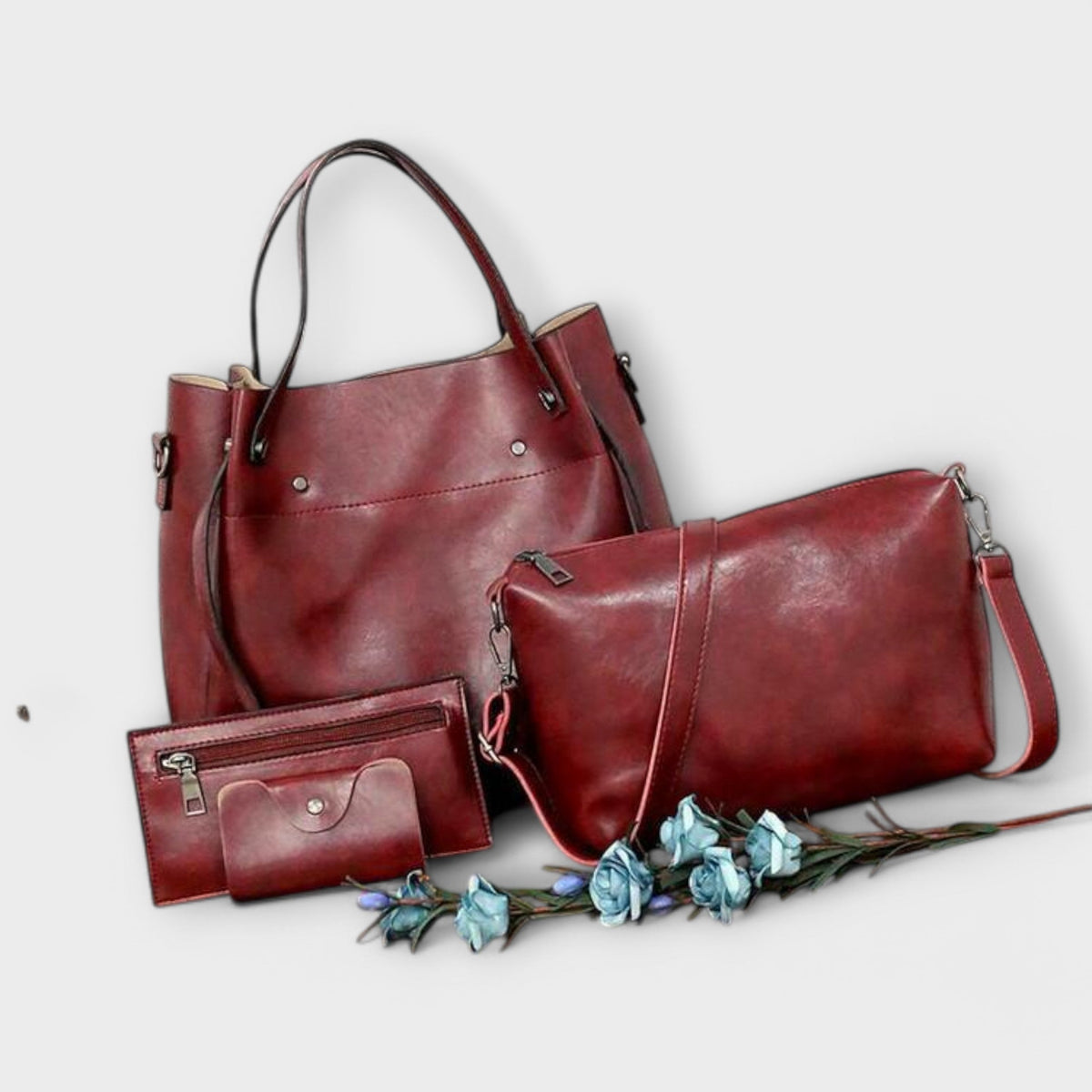 Laura Four-Piece Vegan Leather Bag Set – view 5
