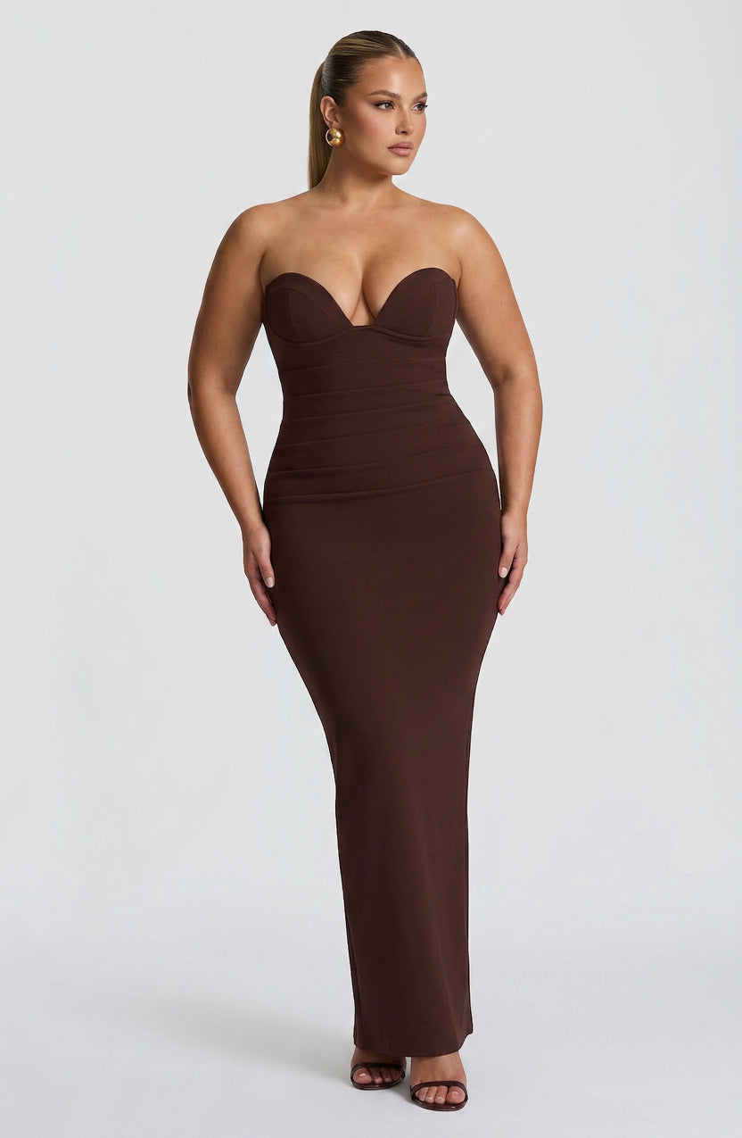 Jamie | Strapless Maxi Dress