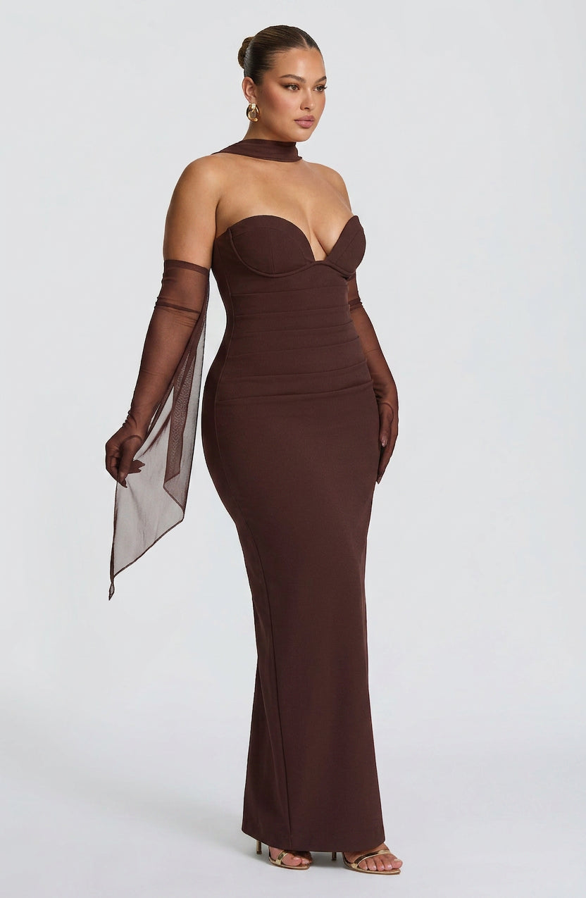 Jamie | Strapless Maxi Dress