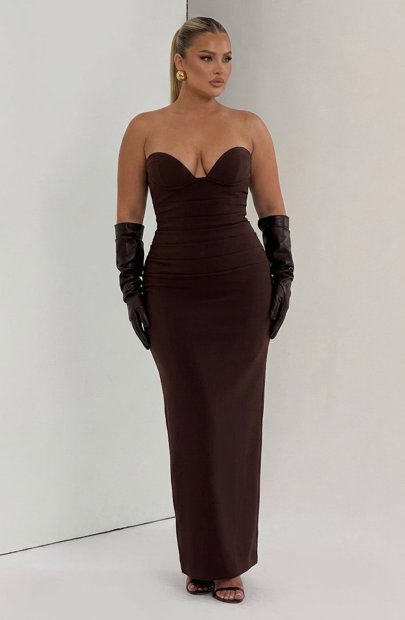 Jamie | Strapless Maxi Dress