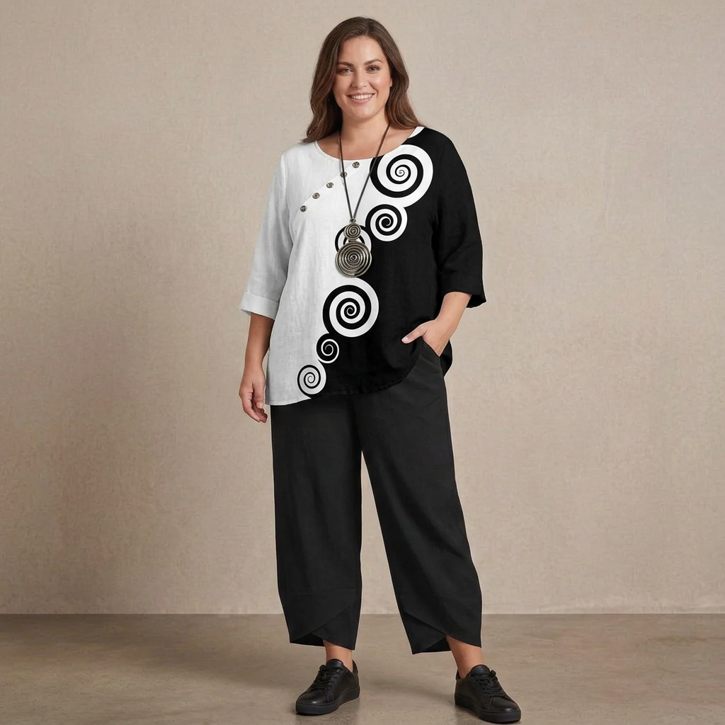 Lisa Geometric Two-Piece Set – view 3