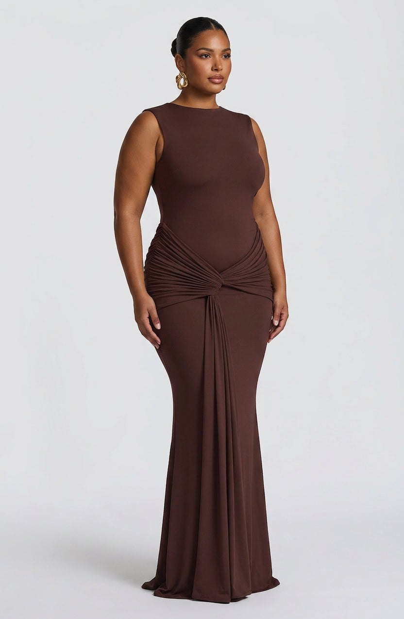 Joyce | Round Neck Maxi Dress