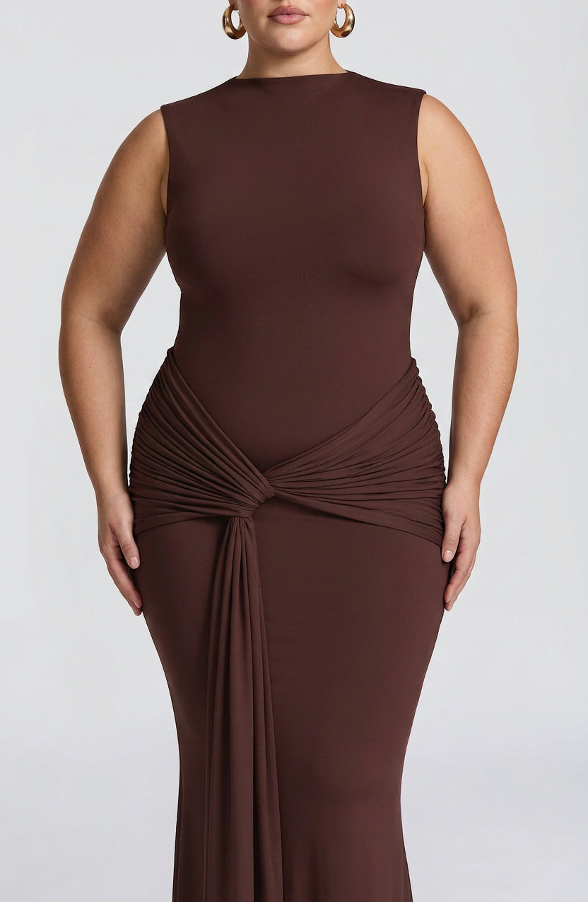 Joyce | Round Neck Maxi Dress