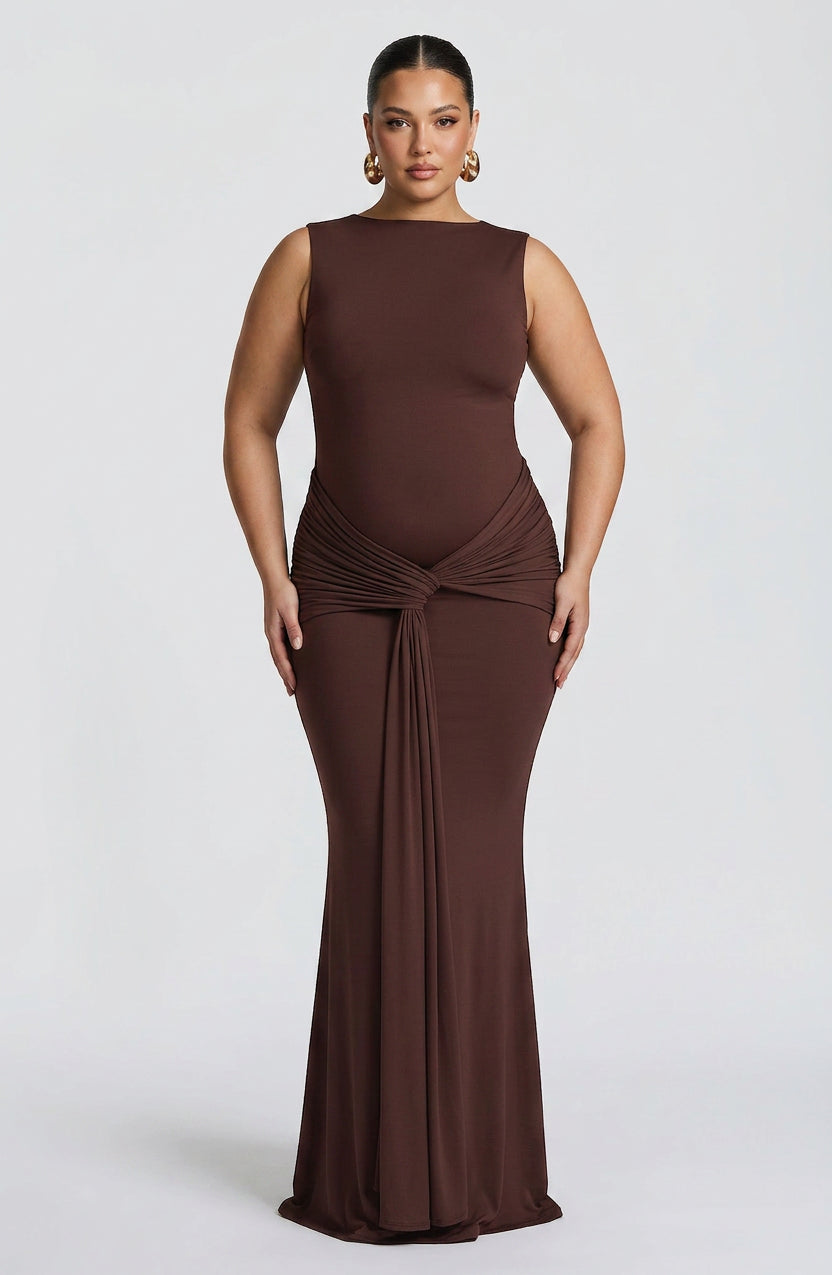 Joyce | Round Neck Maxi Dress