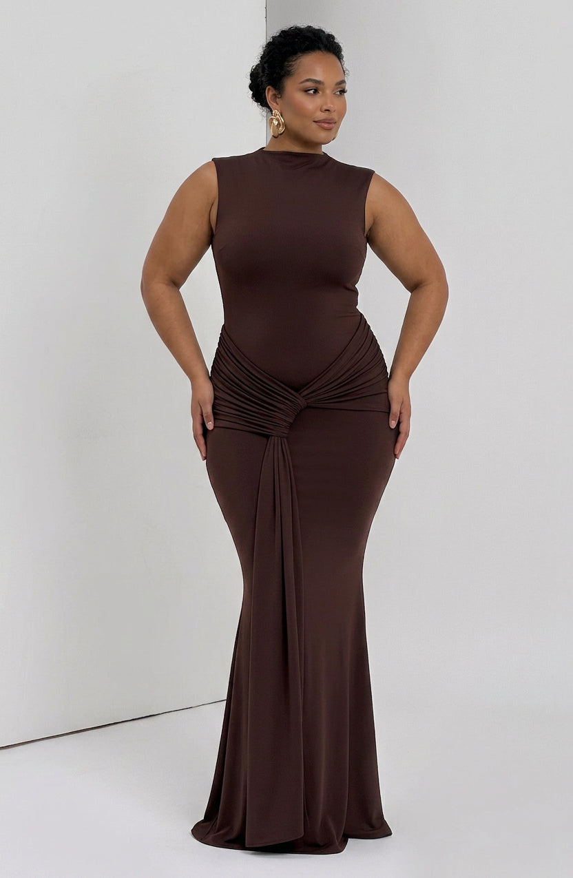 Joyce | Round Neck Maxi Dress
