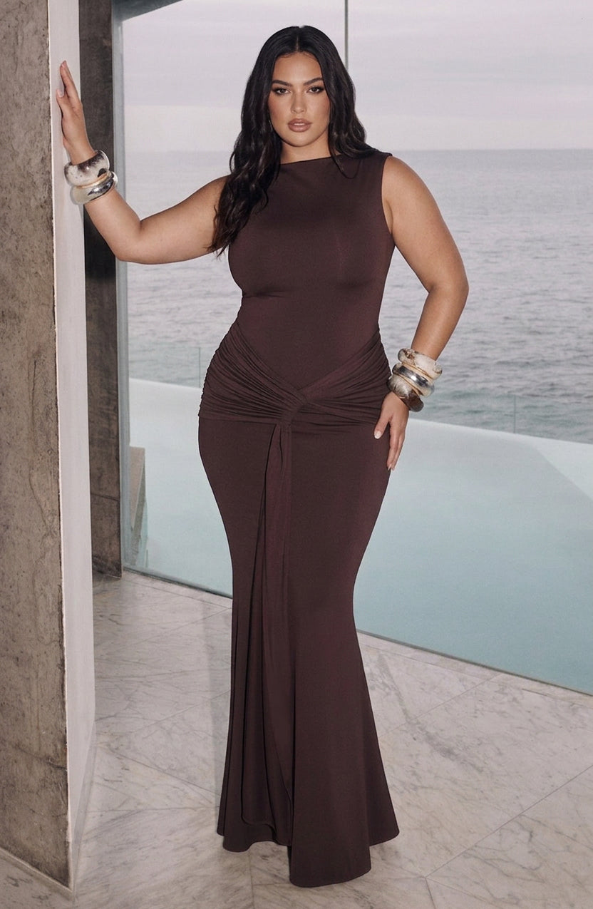 Joyce | Round Neck Maxi Dress