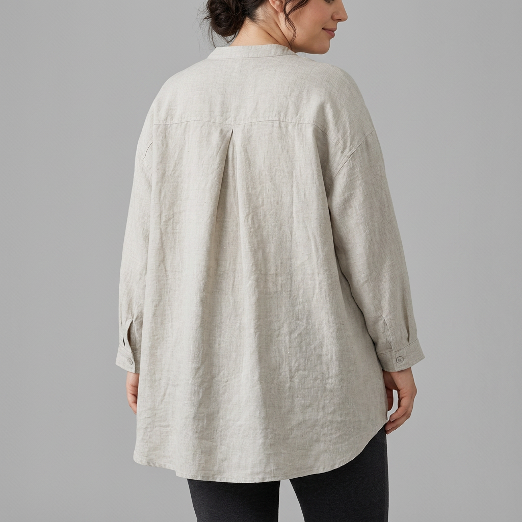 Mackenzie Denim V-Neck Shirt – view 11