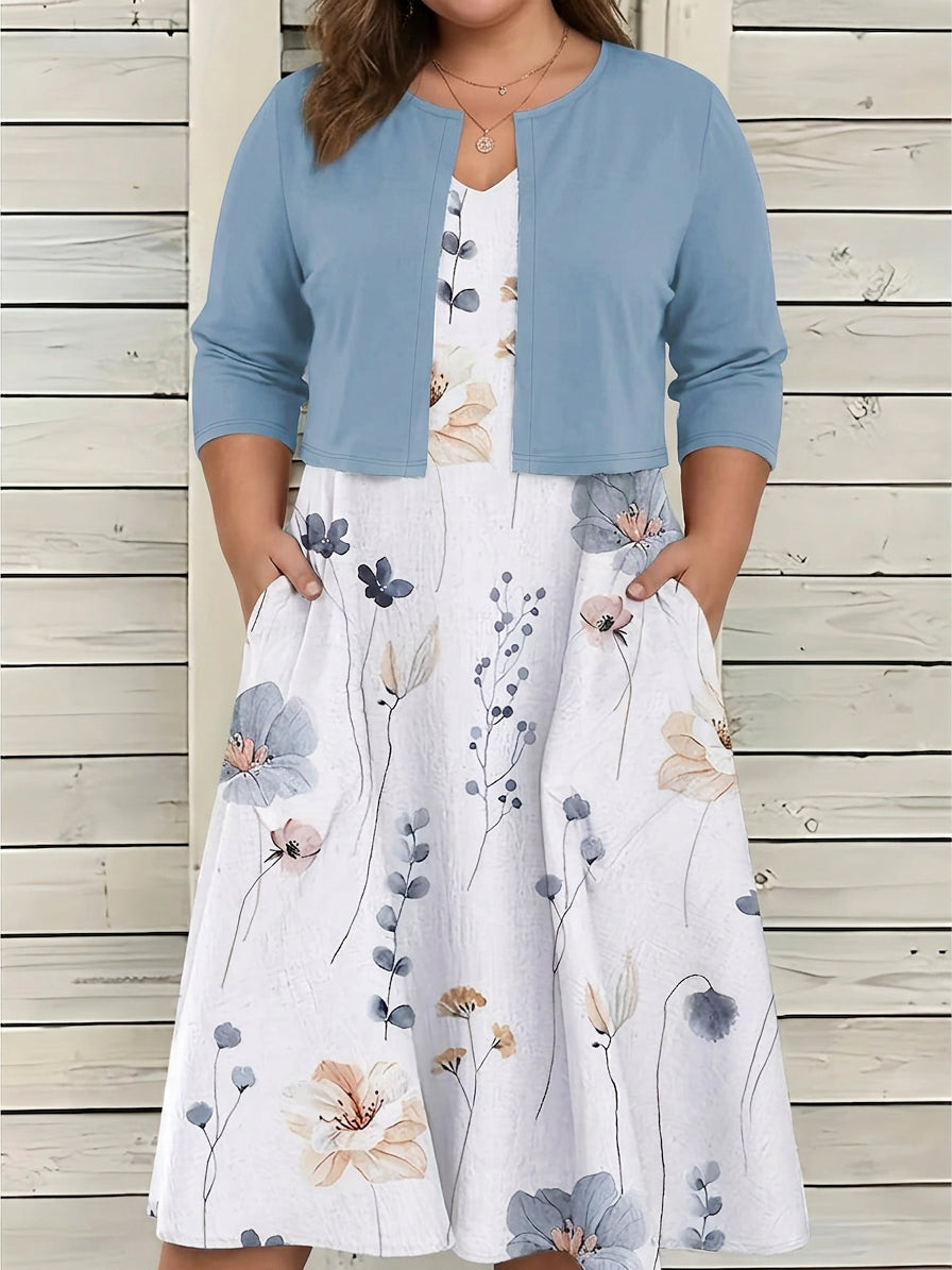 Maeve Floral Sleeveless Two-Piece Set