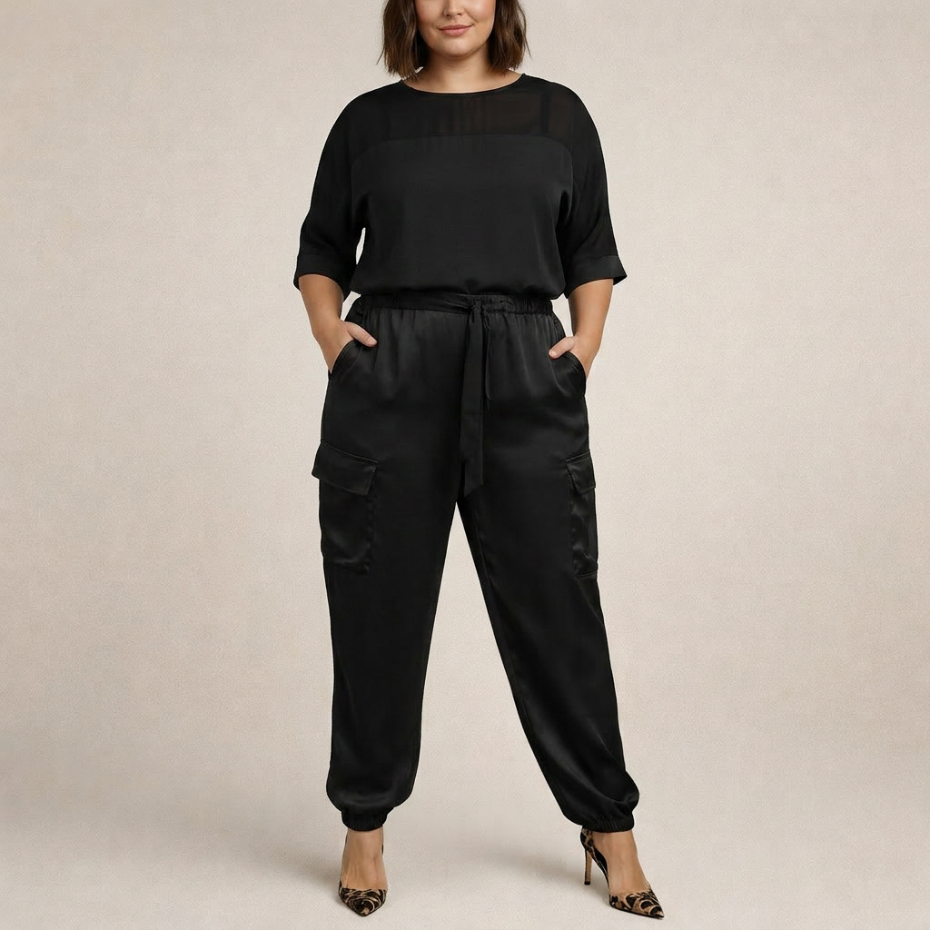 Margot Satin Two-Piece Set – view 3