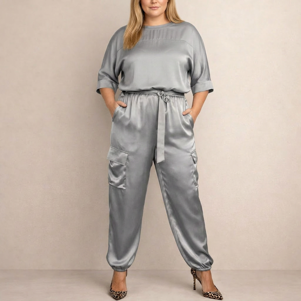 Margot Satin Two-Piece Set – view 4