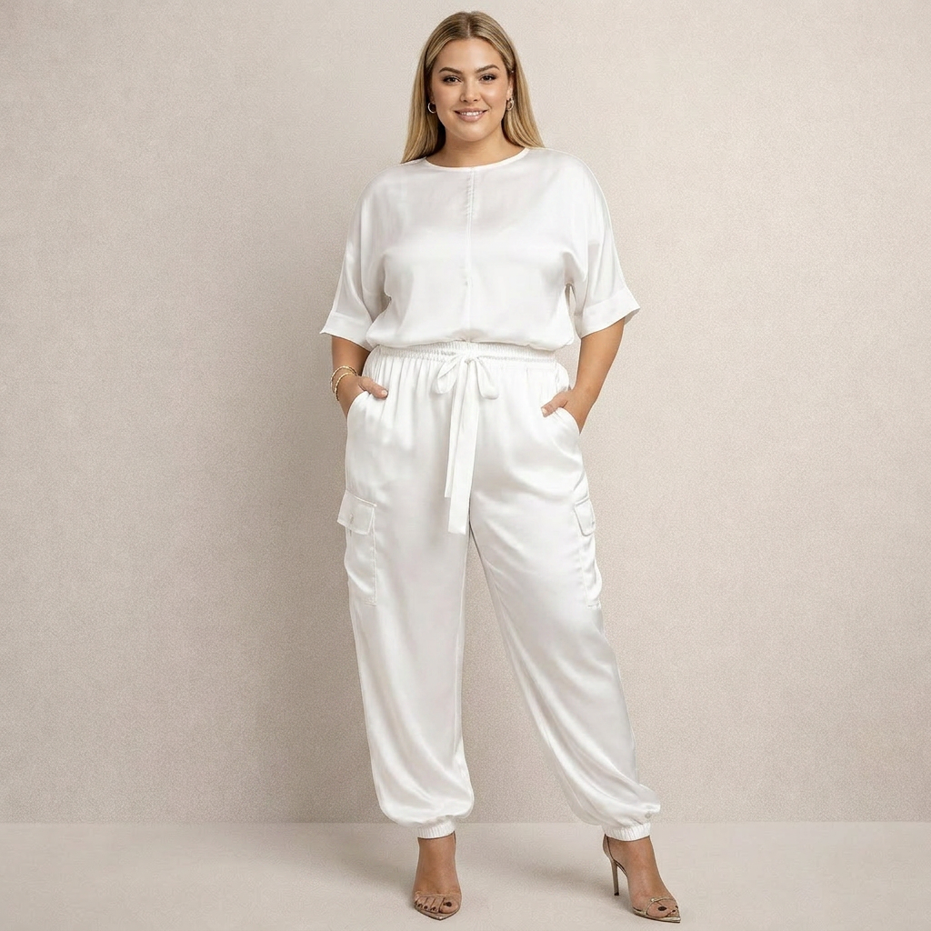 Margot Satin Two-Piece Set – view 5