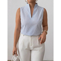 Marissa Striped V-Neck Top