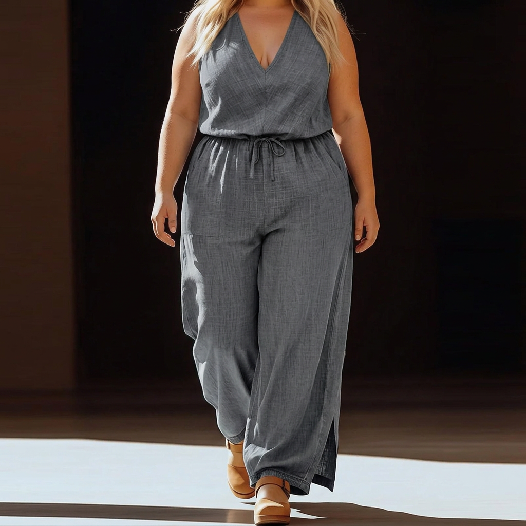 Maya V-Neck Jumpsuit – view 2