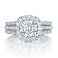 Monica Halo Cubic Zirconia Ring for Women