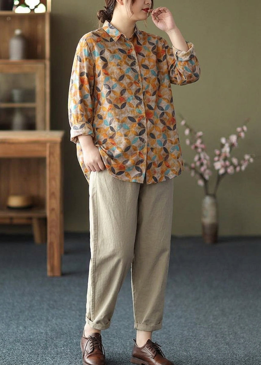 Naomi Geometric Collared Blouse – view 2