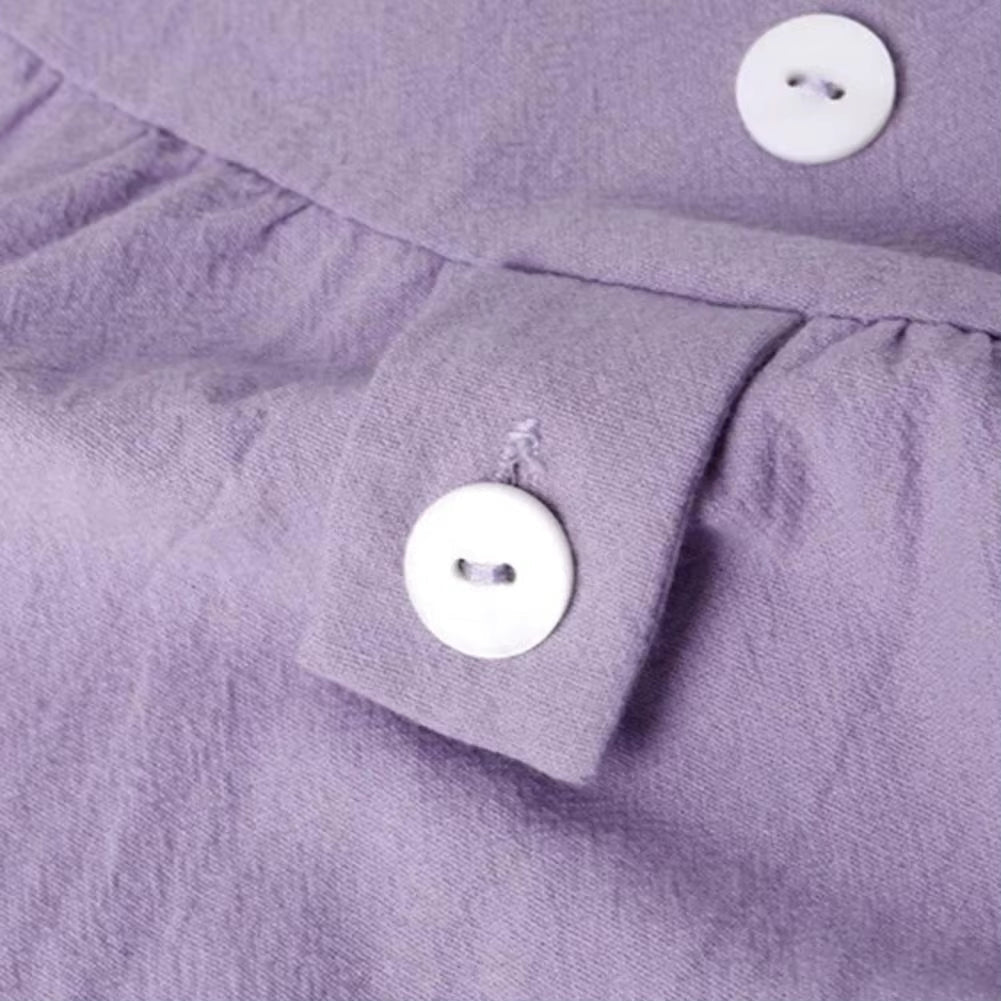 Naomi Linen Round Neck Midi Dress – view 5