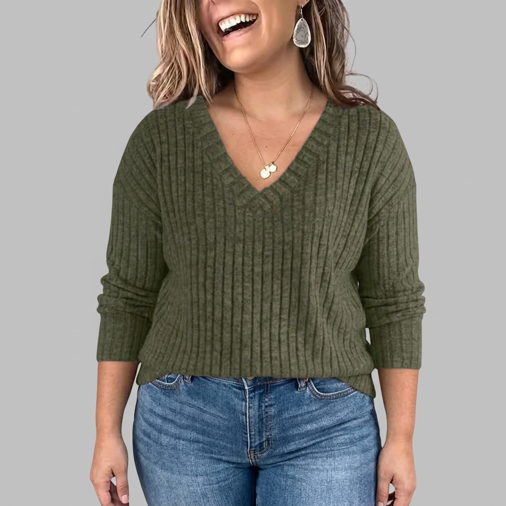 Nova Crochet V-Neck Top – view 11