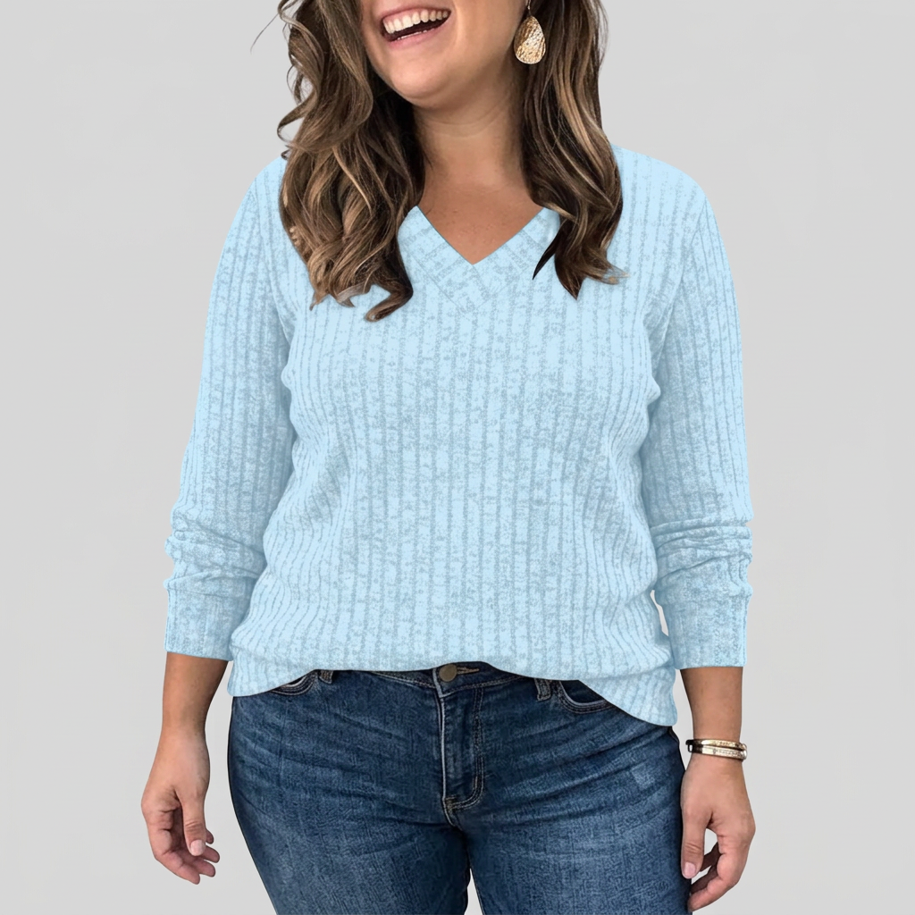 Nova Crochet V-Neck Top – view 13
