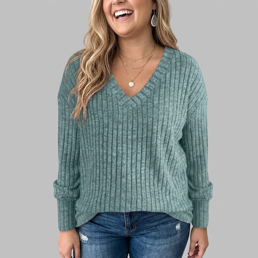 Nova Crochet V-Neck Top – view 4