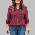 Nova Crochet V-Neck Top – view 5
