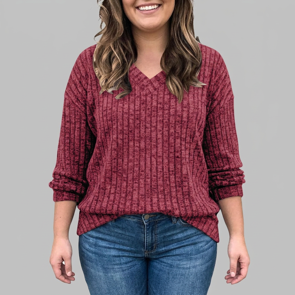 Nova Crochet V-Neck Top – view 5