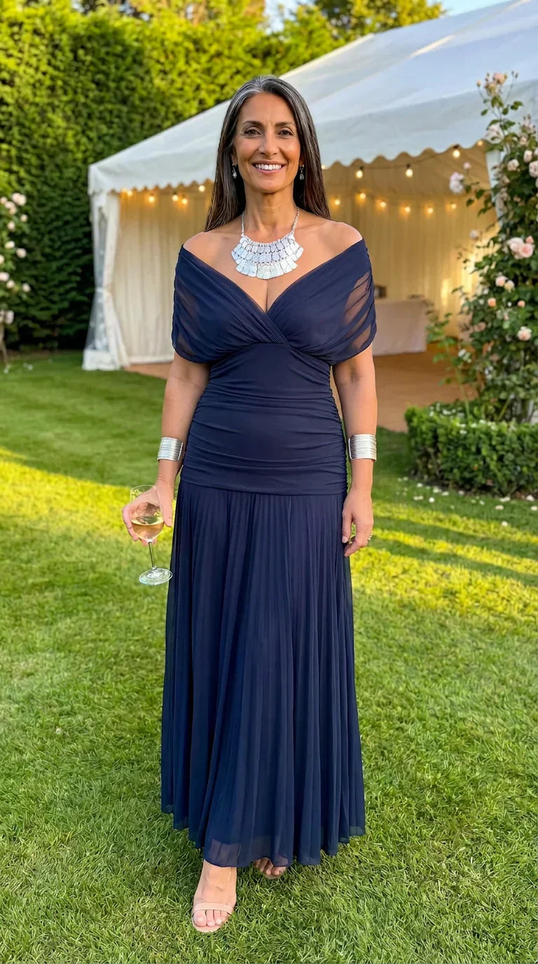 Mara | Floral Off-Shoulder Maxi Dress