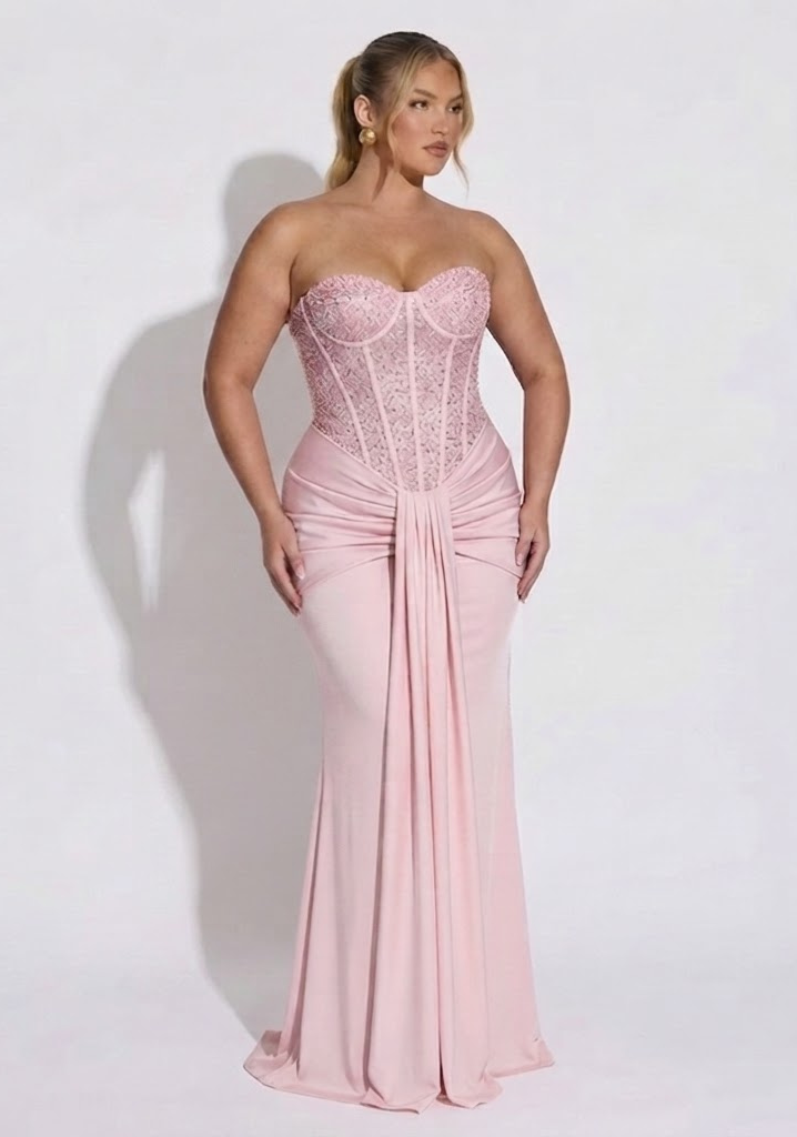 Paige Sequin Strapless Maxi Dress – view 9