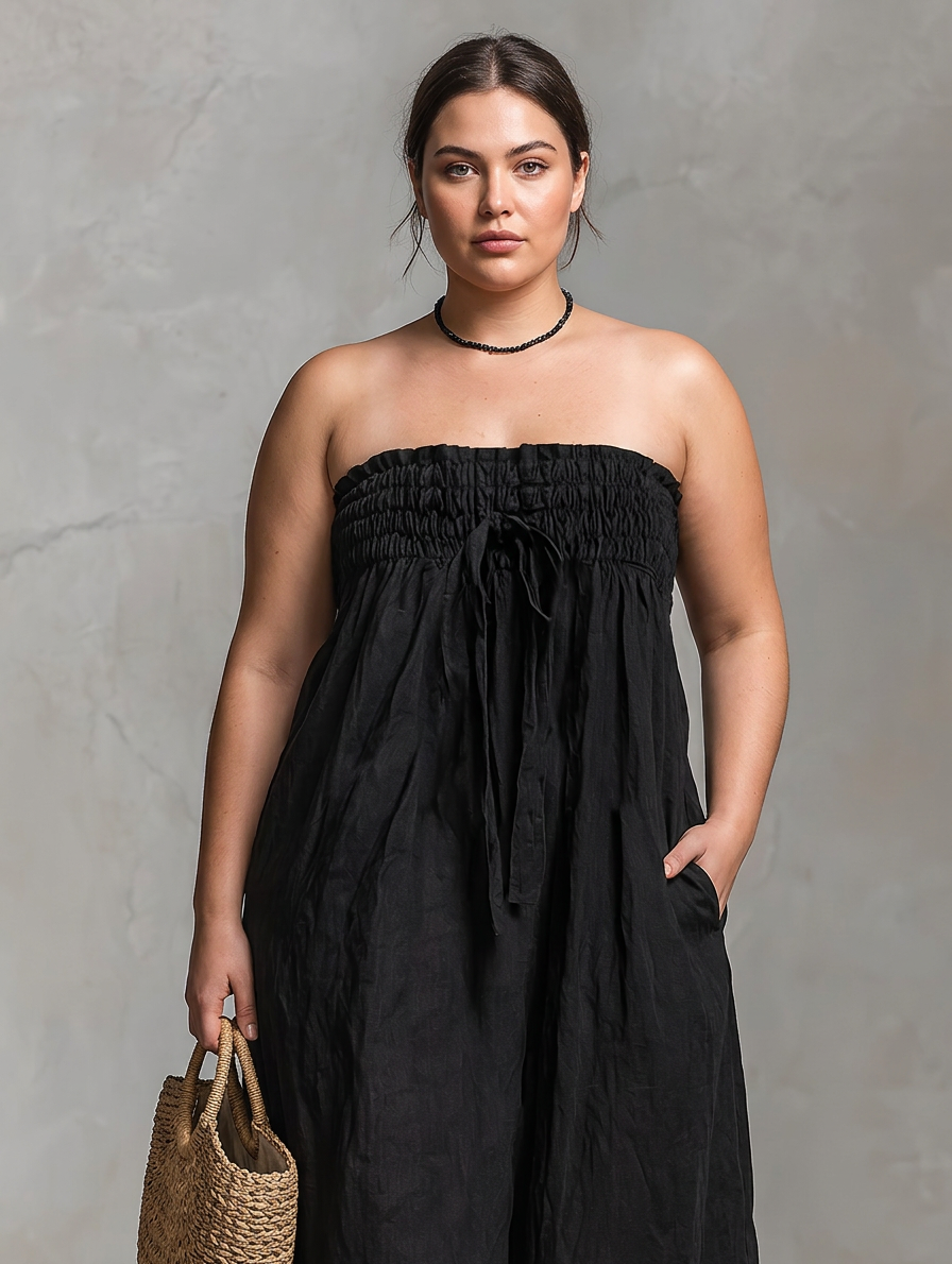 Penelope Strapless Jumpsuit – view 3