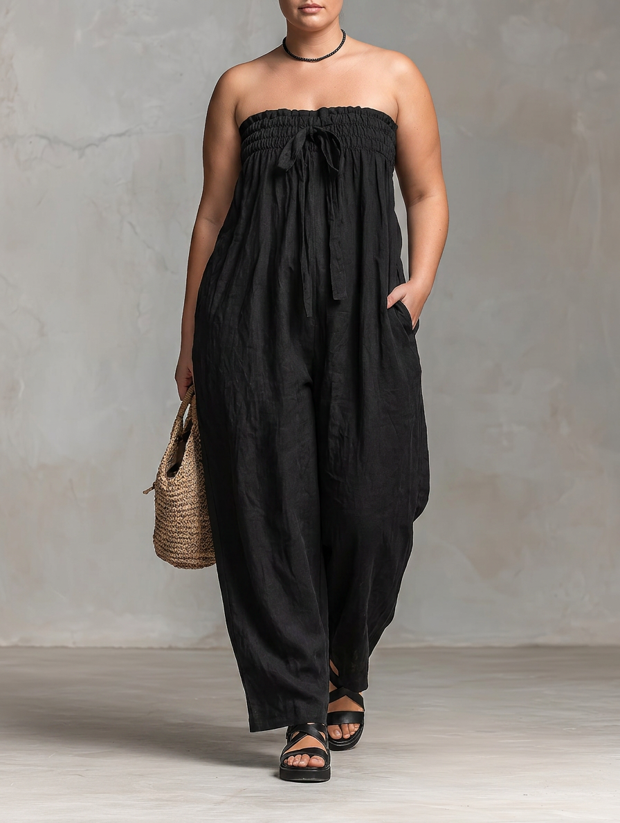 Penelope Strapless Jumpsuit – view 4