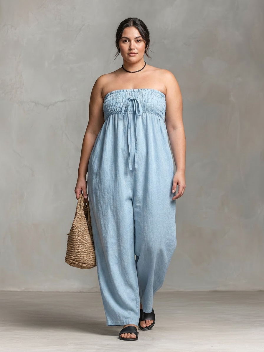 Penelope Strapless Jumpsuit – view 6