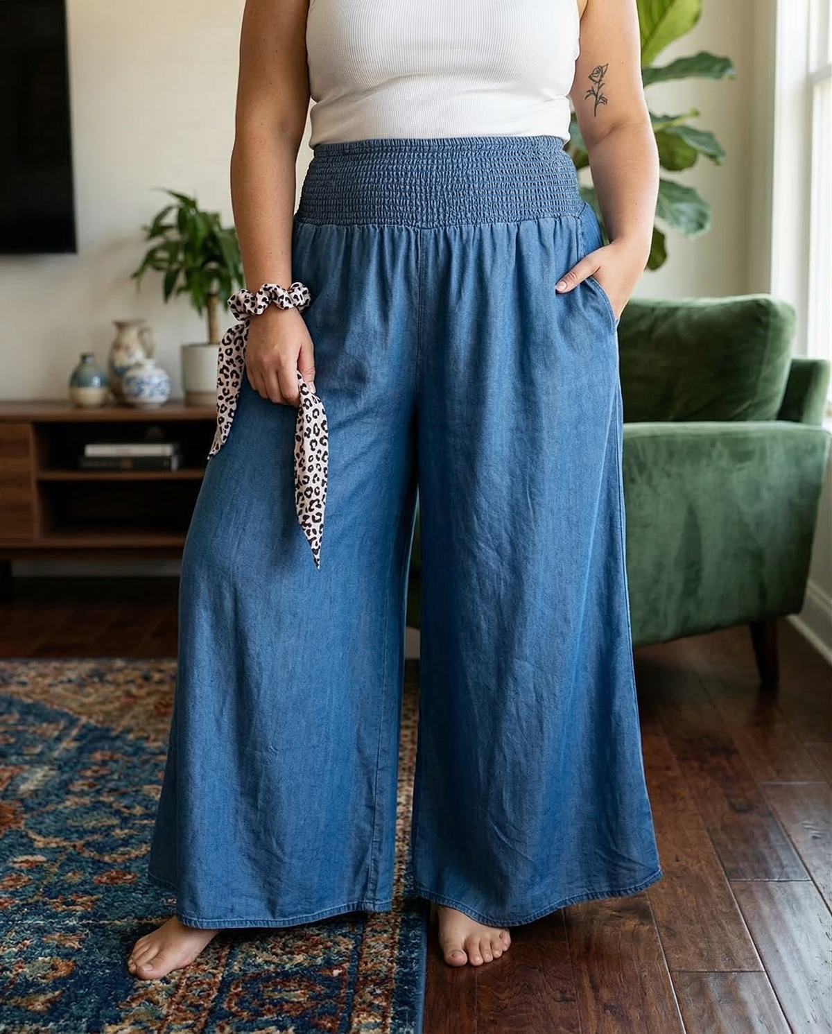 Paisley | Smock Palazzo Pants