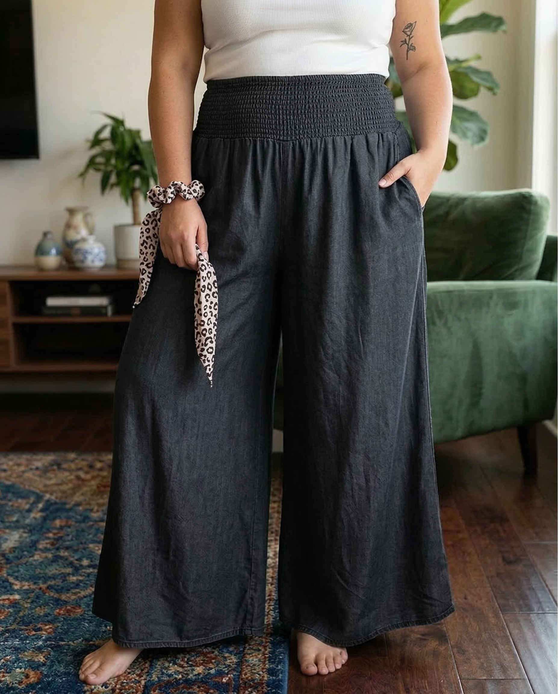 Paisley | Smock Palazzo Pants
