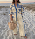 Leona | Striped Two-Piece Set